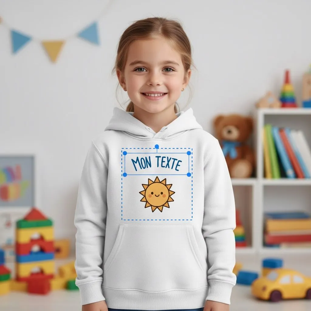 Sweat capuche enfant personnalisé Sweat capuche enfant personnalisé