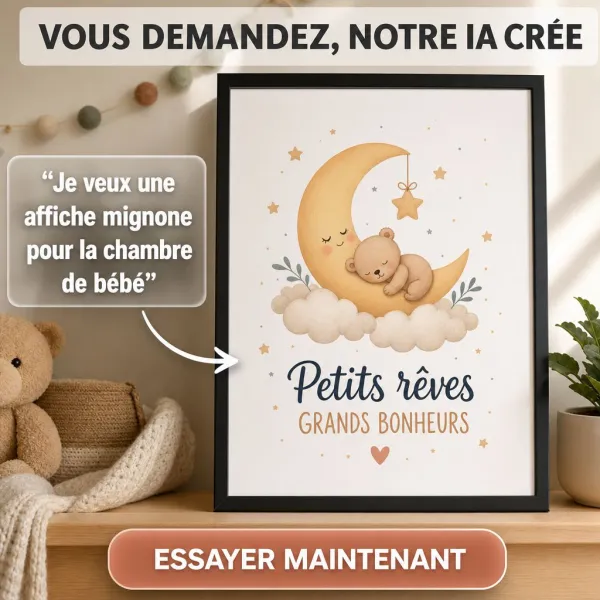 Affiche chambre